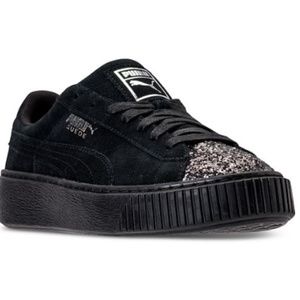 NWT-Women's Suede leather Platform Sneakers 8